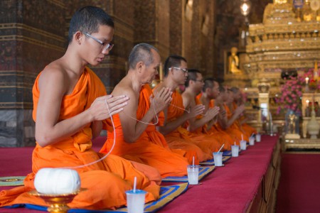 Szerzetesek Bangkokban