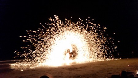 Tűz show Koh Sameten
