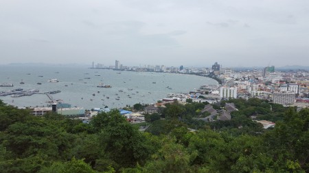 Pattaya a kilátóból