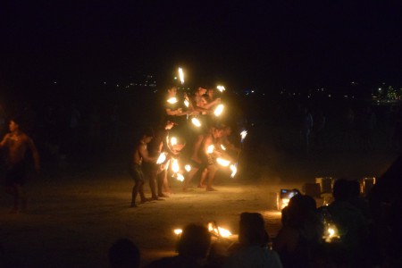 Tűz show Koh Sameten